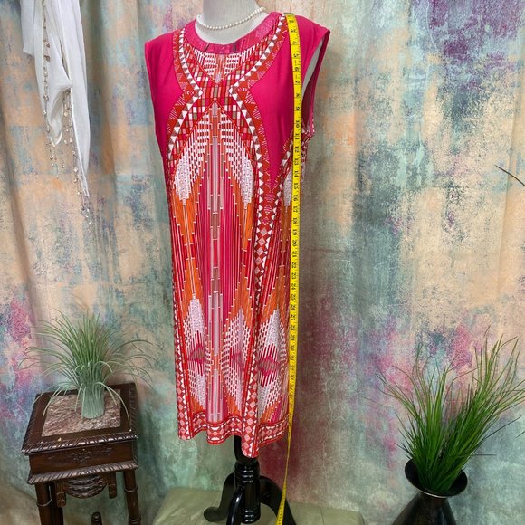 πSandra Darren 60s Style Geometric Dress - Picture 5 of 11